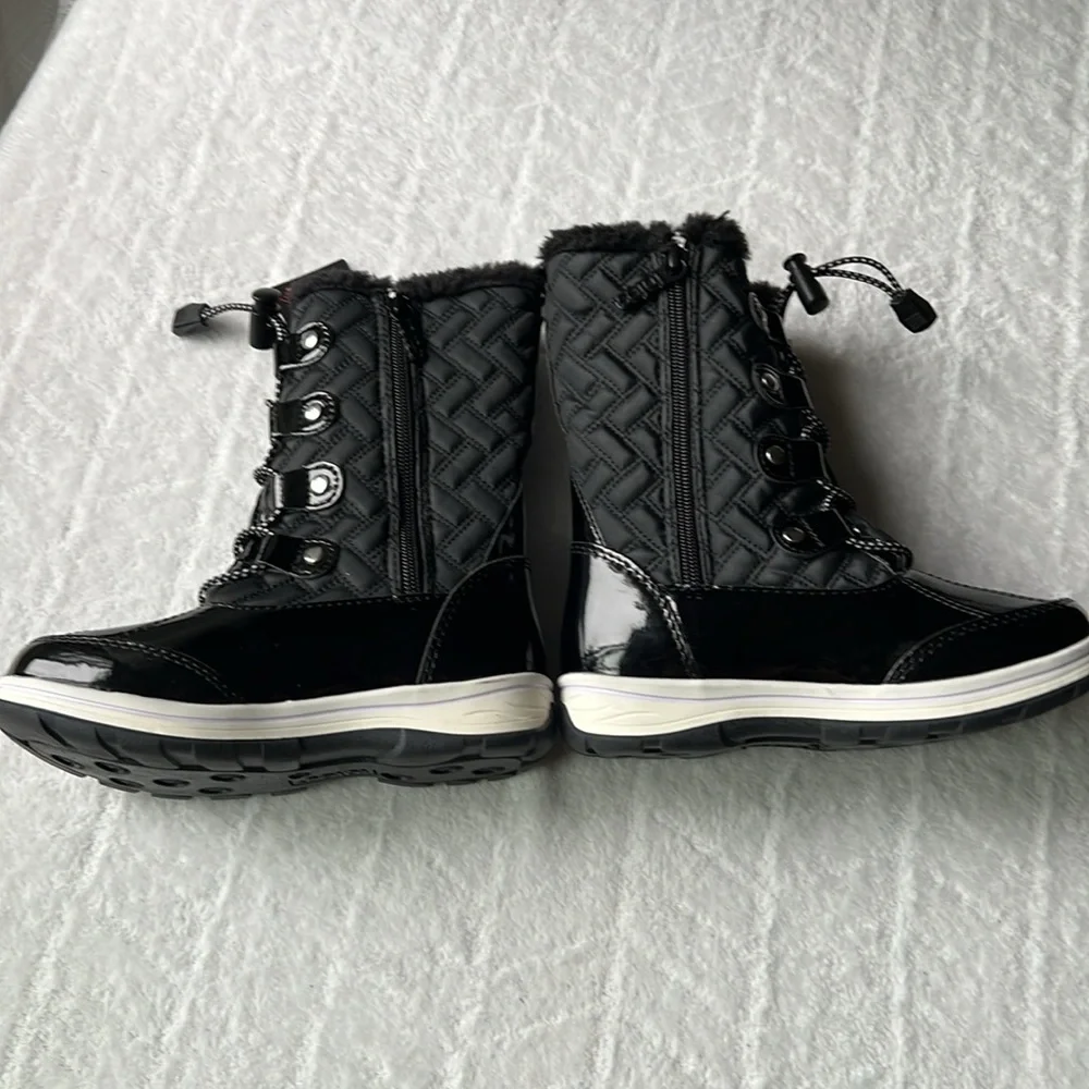 totes Kids Kenny Waterproof Faux Fur Boots